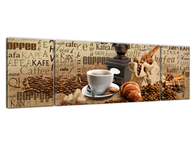 Obraz na plátne Aromatická ranná káva